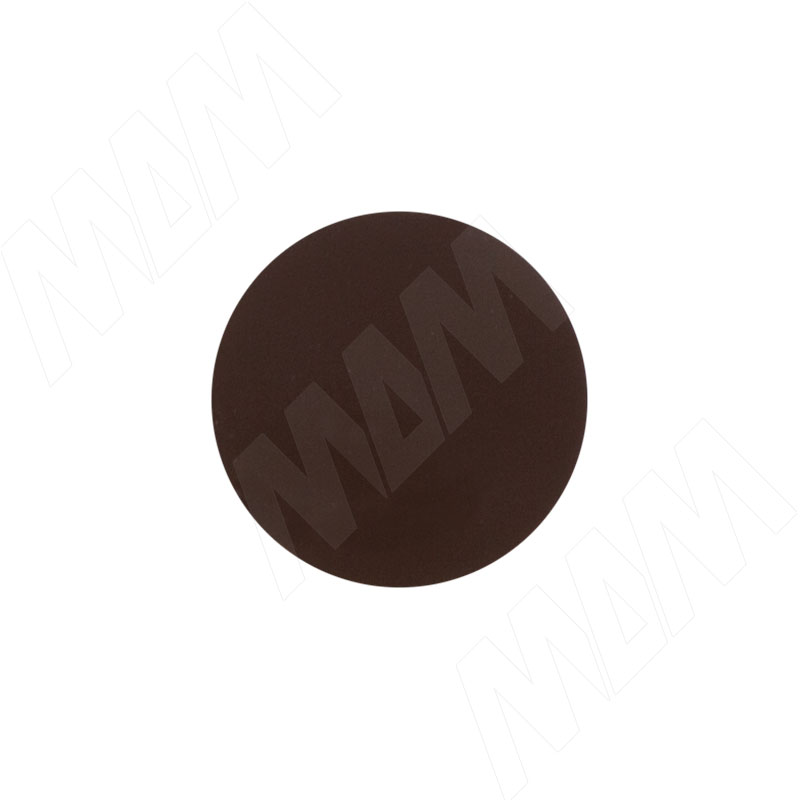 Заглушка самоклеящаяся, D20 мм, темно-коричневая, 18 шт. (20.007-HD)