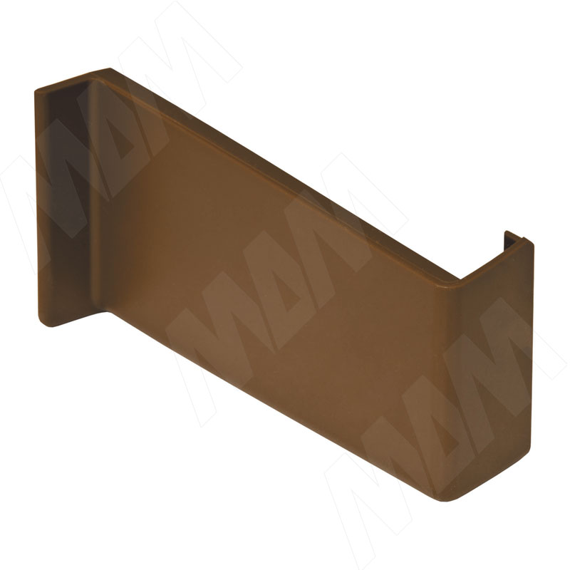 Заглушка для мебельного навеса, пластик, коричневая, левая (K015.C00L.971/RU)