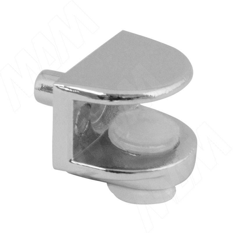 Полкодержатель для стеклянных полок толщиной 5-8 мм, со штоком, хром (MV08-F008) PULSE (Китай)