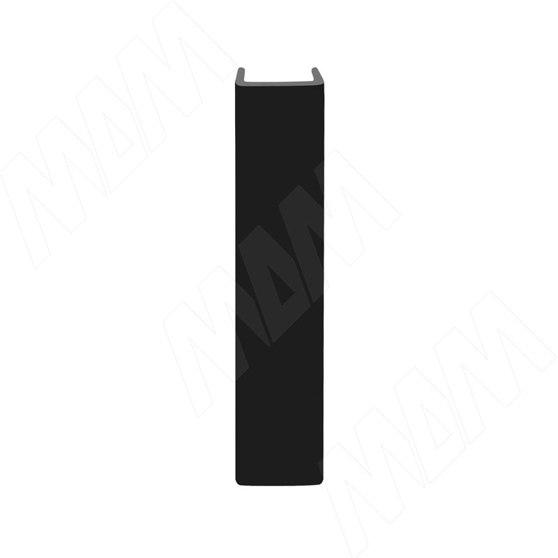 Конечный элемент (длина 4000 мм), черный (40.0421 4M) Volpato (Италия) Конечный элемент (длина 4000 мм), черный - фото 1