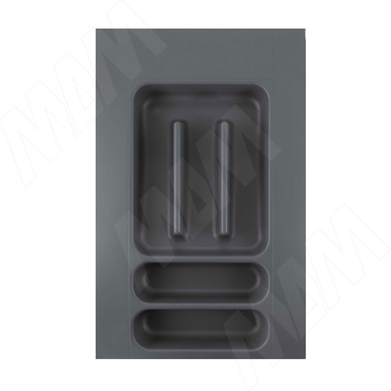 UPPO Лоток кухонный для столовых приборов для мебельного ящика шириной 300мм, цвет серый базальт RAL7012 (R130SC9710) Elletipi (Италия)