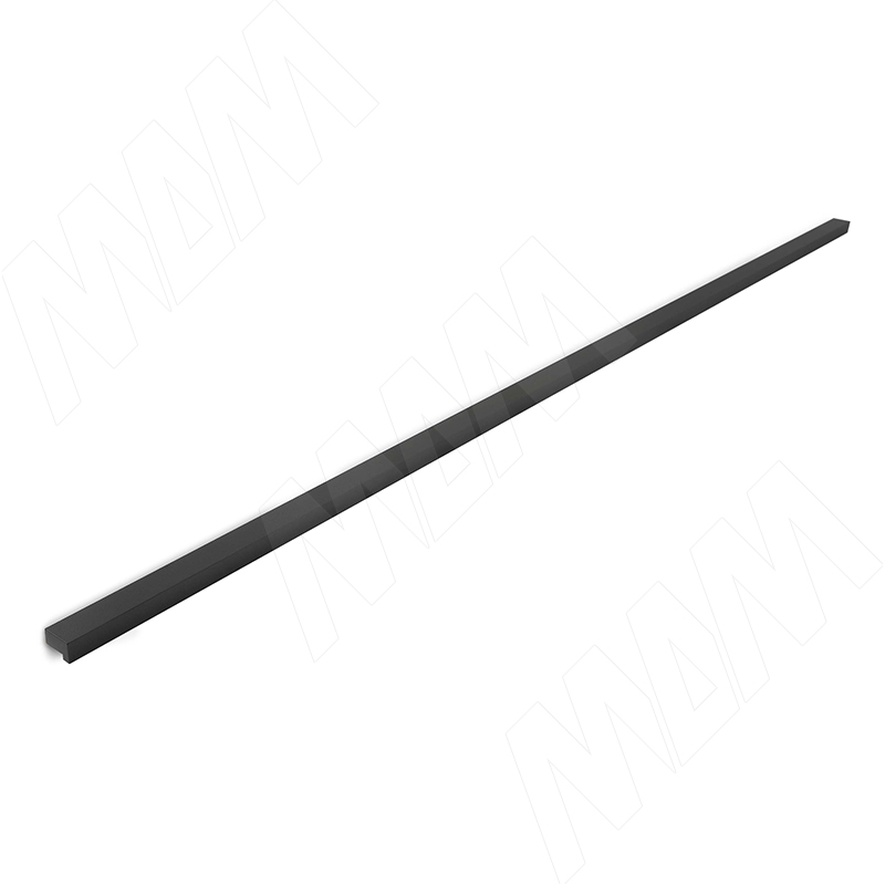 Профиль-ручка 384мм (L=1400мм) черный матовый (PH.RU10.1400.BL)