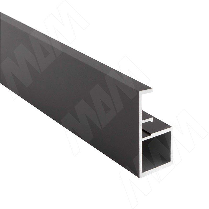 SECRET MAXI Профиль рамочный узкий с интегрированной ручкой, черный, L-5400 (FP00263HBL) PULSE (Россия) - фото 1