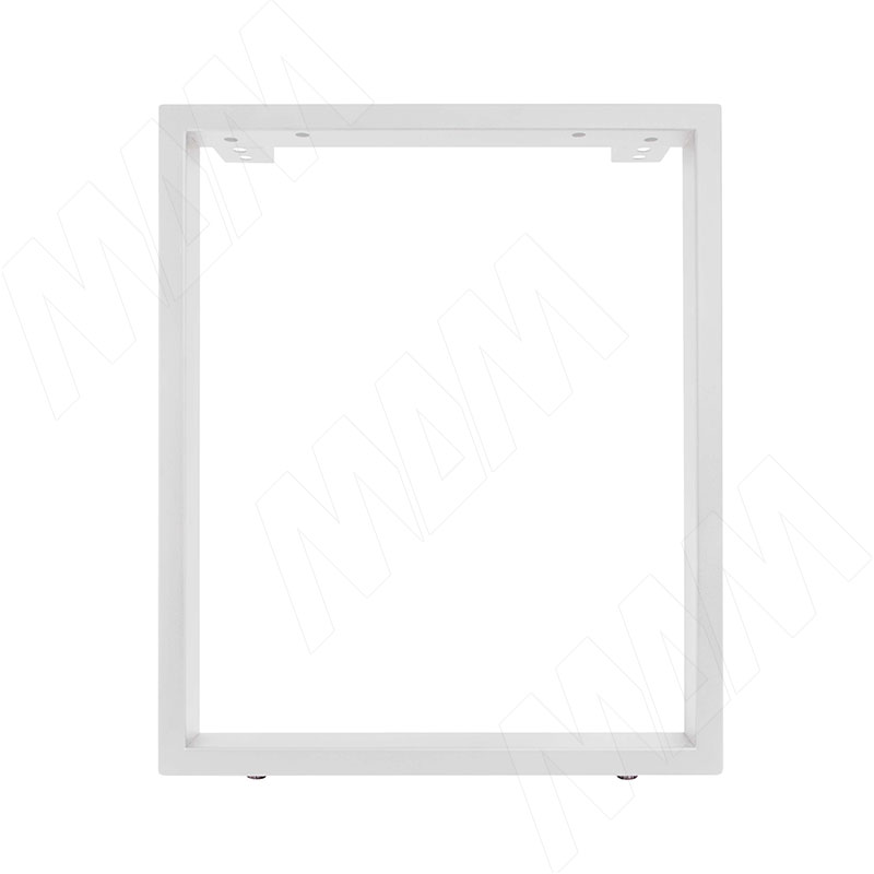 Пилар опора для стола П-образная, 60х30, H715+10 мм, белый, 1шт. (П60X30/715 WT)