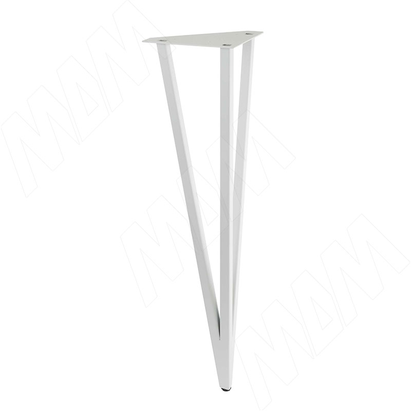 PIN опора для стола V-образная, 180х712+10 мм, белый (PIN180x715 WT) PULSE (Россия)