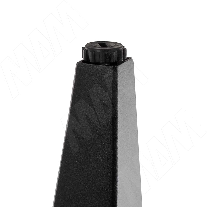 PIN опора для стола V-образная, 180х447+10 мм, черный (RAL 9005, муар) (PIN180x450 BLC) PULSE (Россия) PIN опора для стола V-образная, 180х447+10 мм, черный (RAL 9005, муар) - фото 2