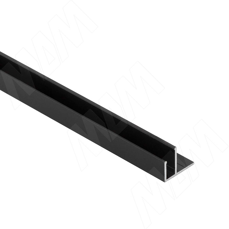 Профиль SM8, накладной, для ленты FLEX, черный, 16х8,5мм, L-3000 (LSP-SM8-ALU-3000-BL) PULSE (Россия)
