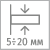 Толщина полки 5-20 мм